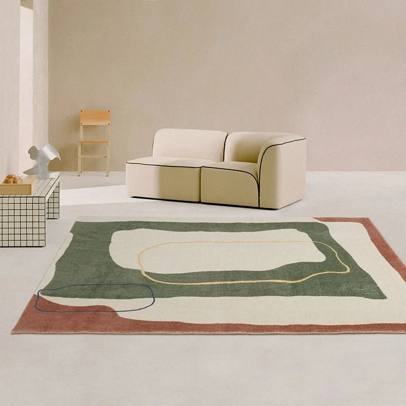 Modern Style Rugs for Bedroom Thick Washable Study Floor Mat Home Fluffy Soft Rug Large Area Living Room Decoration Plush Carpet