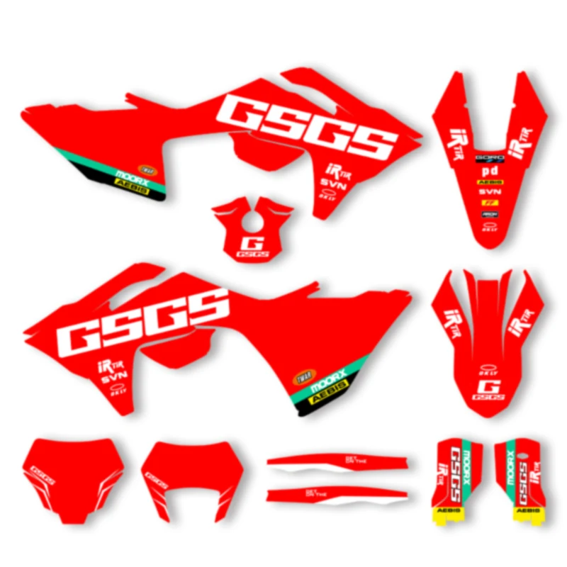 

SPACE Motorcycle Graphics Decals Stickers for GASGAS 2024 2025 2026 EC MC Decals Stickers Kits 003