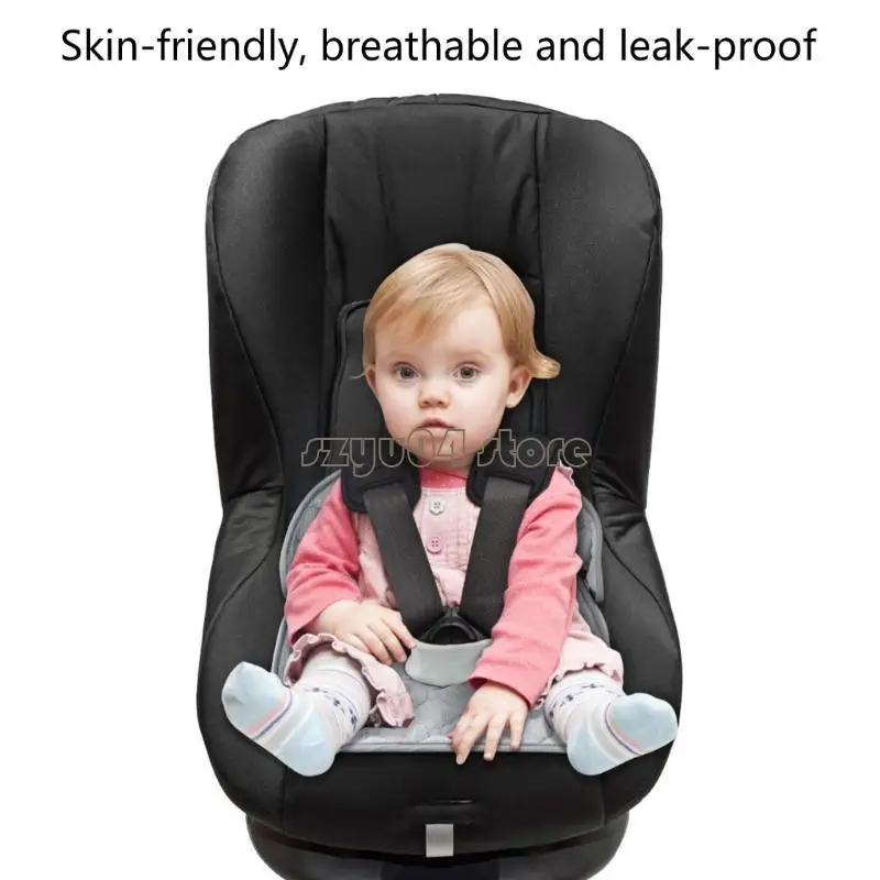 

4X7D Portable Carseat Pad Travel Folding Designing Children's Seats Liner Carseat Protector Cushion Baby Strollers Pad