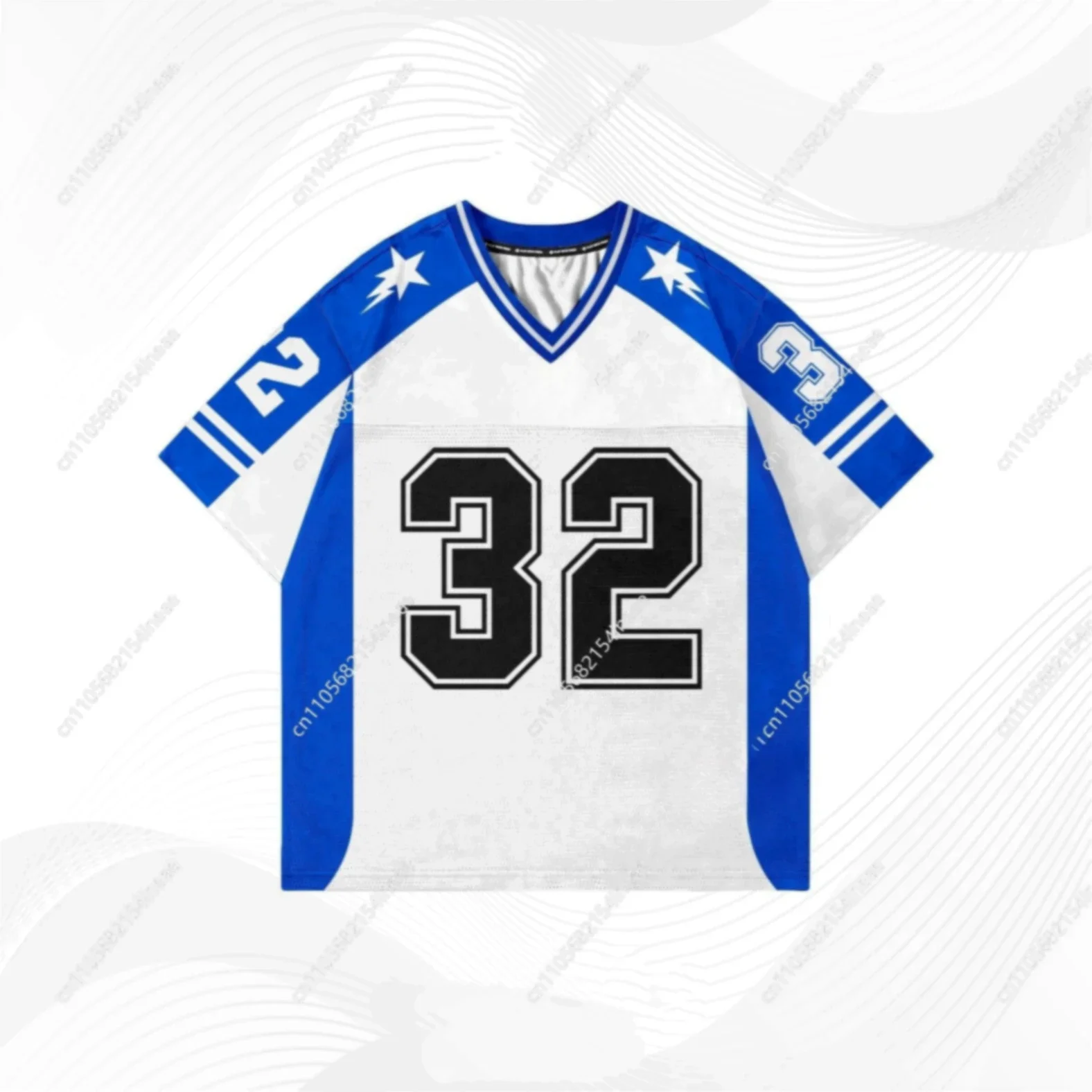 

2025 New Fashion Jersey Letter 32 Printed Rugby Jersey Adult and Teenager Fashion Clothing Sports Street Style Short Sleeve