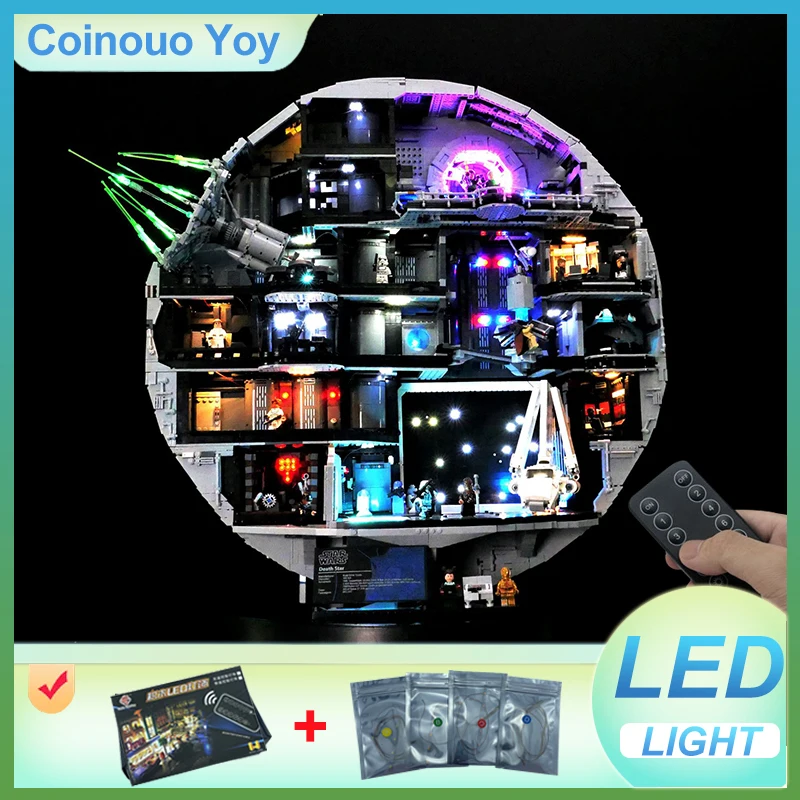 

Усовершенствованный комплект светодиодных фонарей «сделай сам» для Lego 75419 (только светодиодный светильник, без модели блоков) Высокопроизводительный