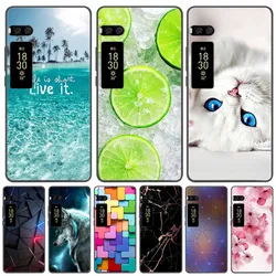 Case For Meizu Pro 7 Cover Silicone Soft TPU Case For Meizu Pro 7 Plus Case Meizu Pro7 7Plus Coque Cover Fundas Marble Wolf Cute