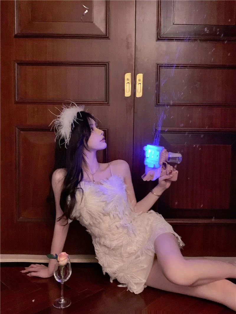 

Белая кружевная юбка-карандаш с высокой талией для женщин, утягивающая, без рукавов, на весну, лето, осень, зиму