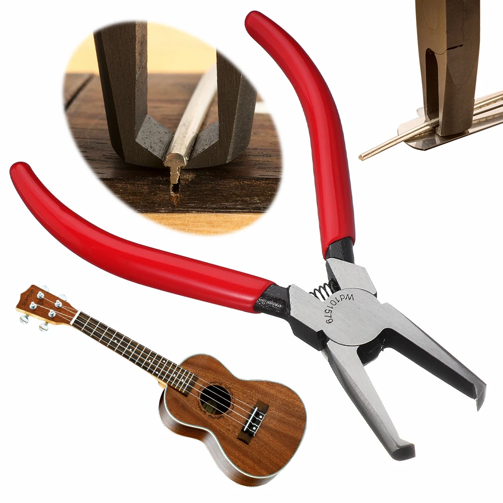 سلك مجتذب الحنق أدوات شقة رئيس الغيتار الحنق مجتذب أداة كماشة سلك مجتذب الحنق سلك كماشة ل باس الغيتار الكهربائي الصوتي