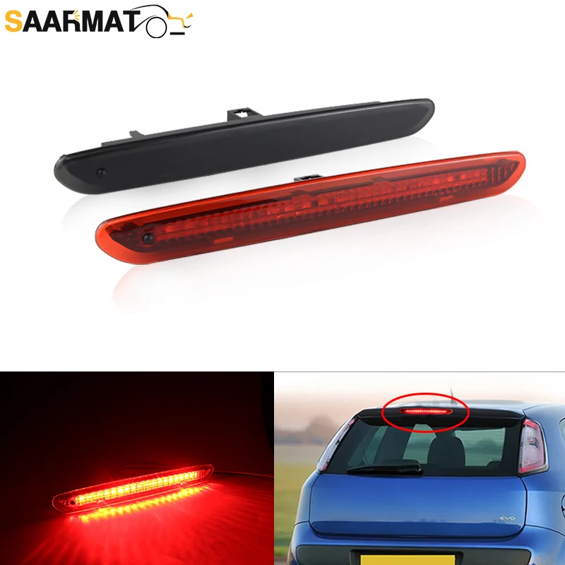 Lámpara de freno trasera LED roja luz de freno de montaje alto para Fiat Punto Evo Abarth Grande Punto 2008-2012 tercera luz de freno 51974522