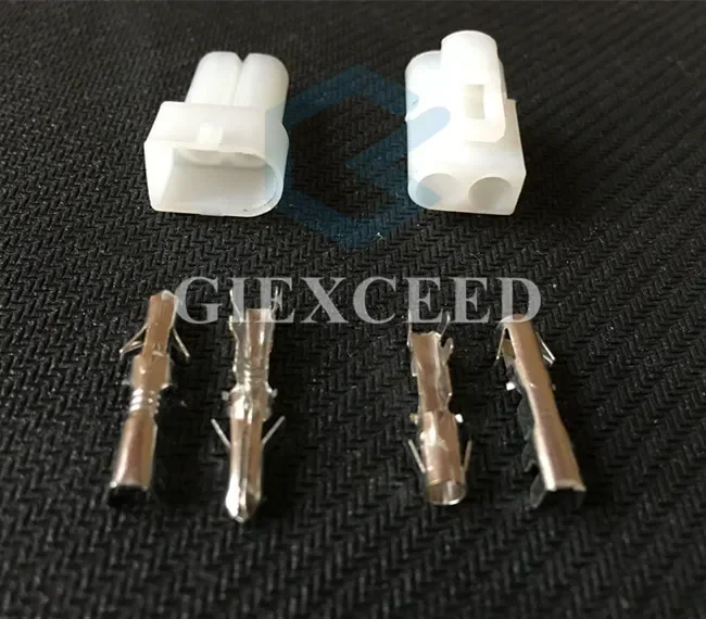 2 Sets 2 Pin 3.5mm 811972575 811972577 AC Assembly Automotive Plug Connector Motorcycle Female Male Wiring Harness Socket