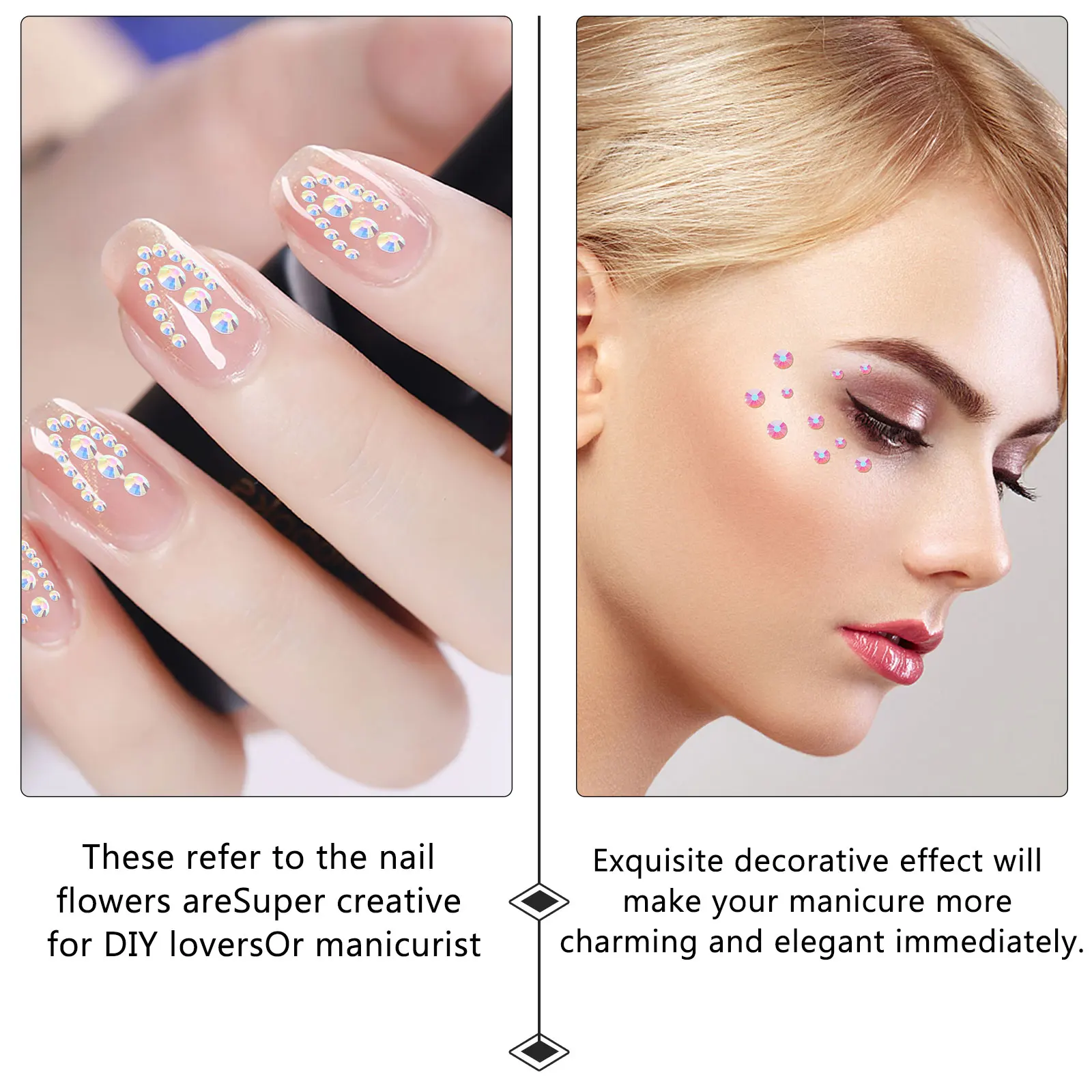 

DIY Decor Manicure Art Supplies nament Supplies Elegant Nail Diamond Manicures Diamond Nail Art Decor nament