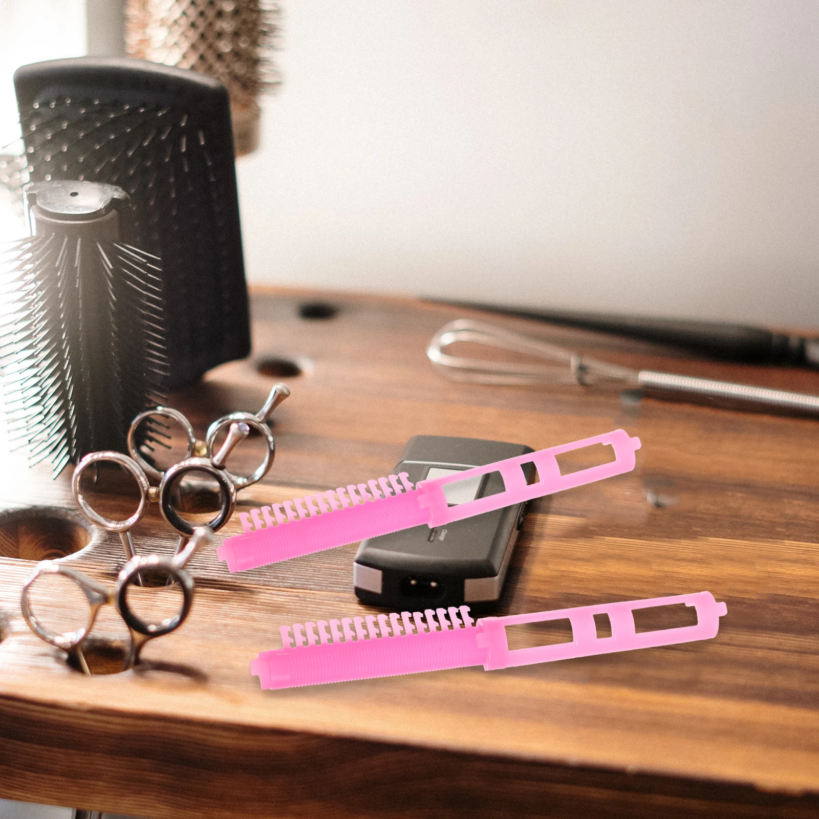 

12 Pcs Curler Clips Curly Wavy Hairstyles Roller Clip Hair Styling Hair Styling Tool Tool Perm Rods Resin Material