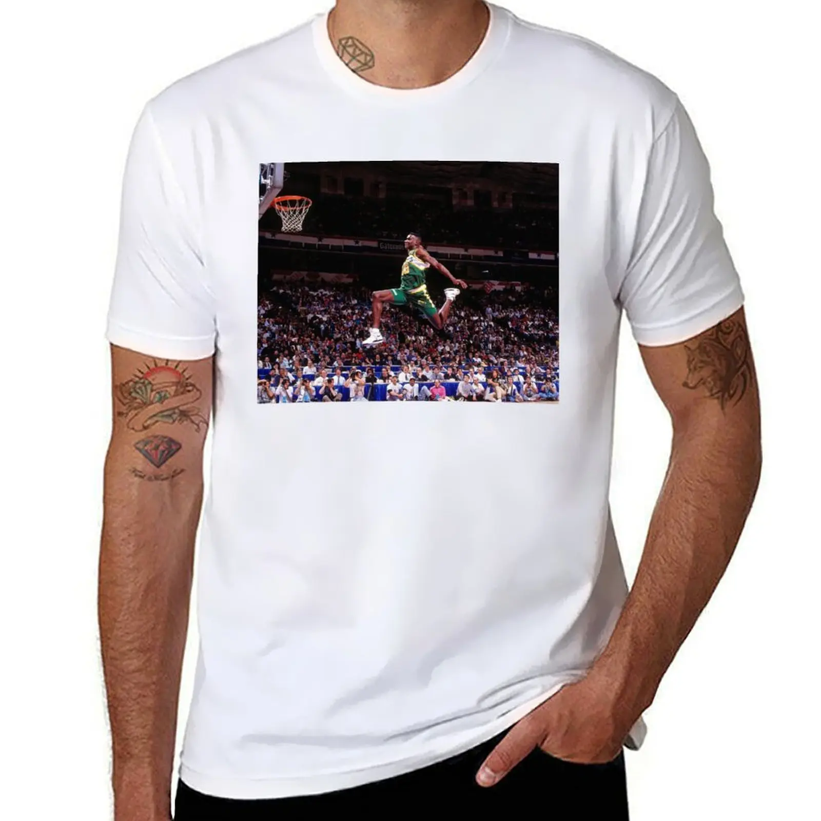 

Flying Dunk Shawn T-Shirt man t shirt cotton cotton t shirts man 100% t shirt men 100% cotton luxury brand T-Shirt