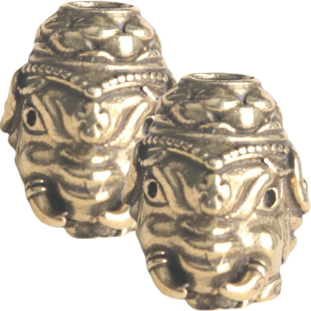 

2pcs Vintage Metal For Jewelry Making Diy Bracelet Necklace Craft Beads For Bracelets Retro Decorative Beads