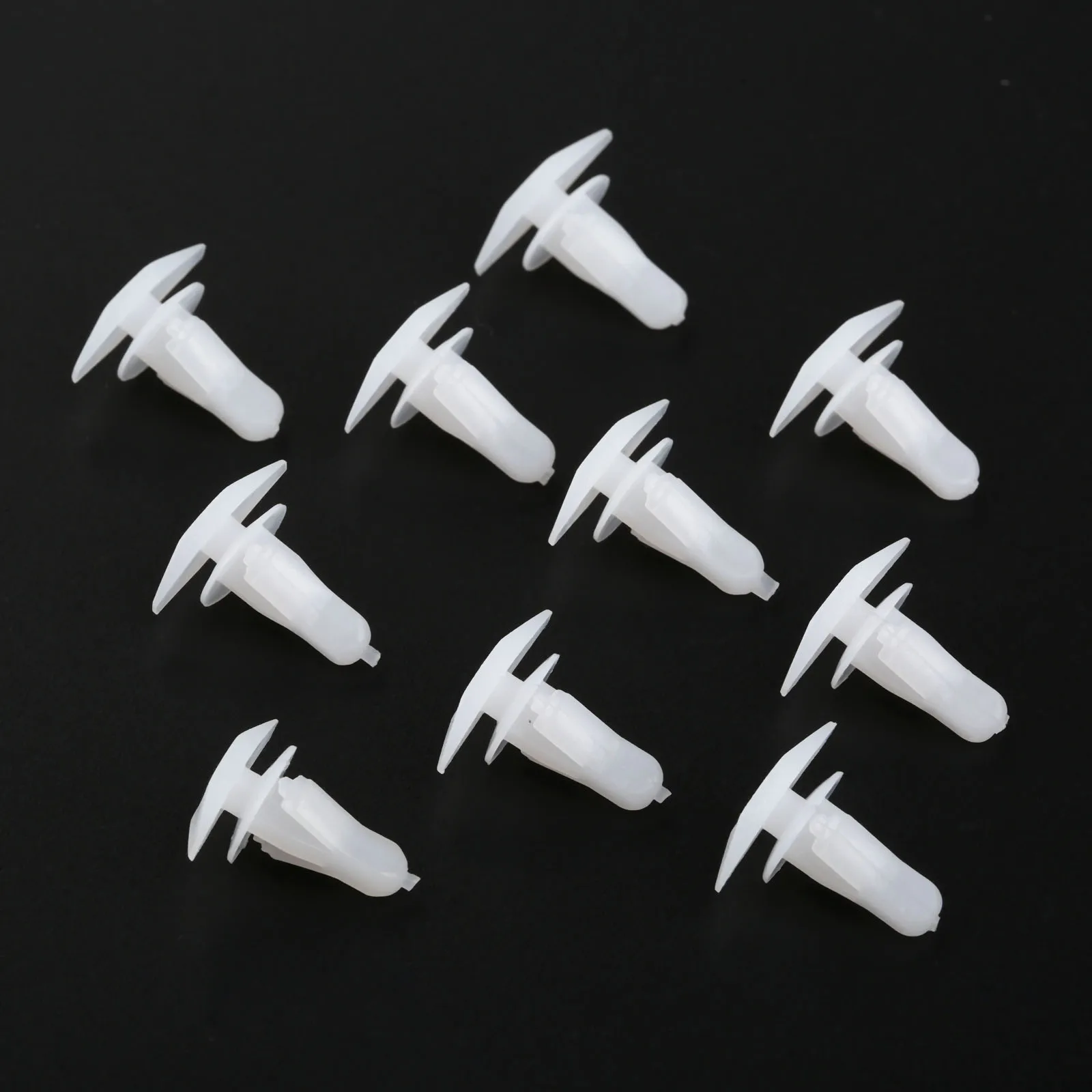 10Pcs  91530-SP1-003 Rubber Weatherstrip Door And Boot Seal Clips Fits 6mm Hole For Honda Accord Civic CRV Acura 3.5RL White