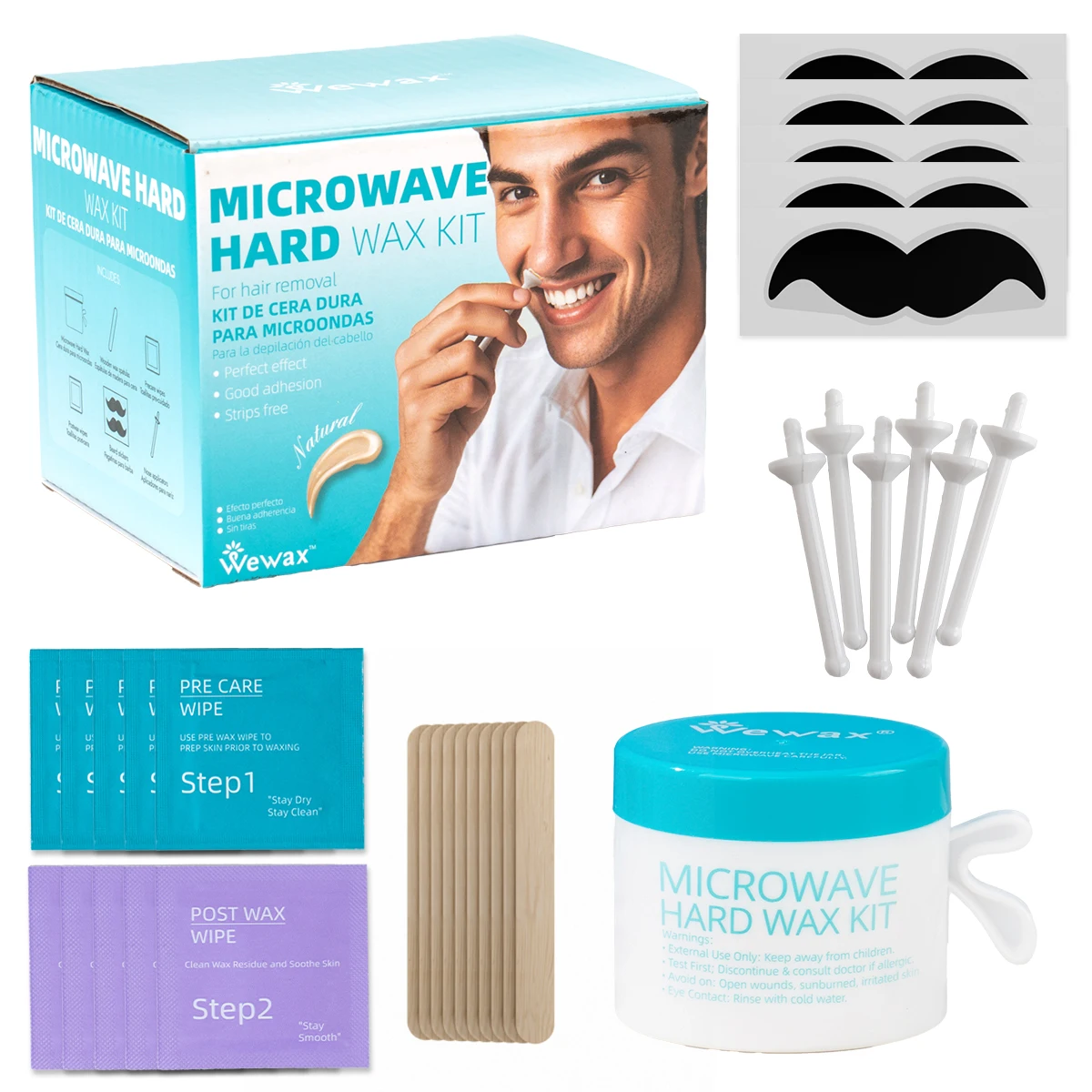 Ensemble de cire dépilatoire p - Men Accessories Combo Set avis et prix