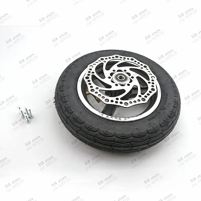 10x2 54-152 Tire Inner Tube and Alloy Rims Hub Fits Electric Scooter Balance Car Wheelbarrow Wheelchair