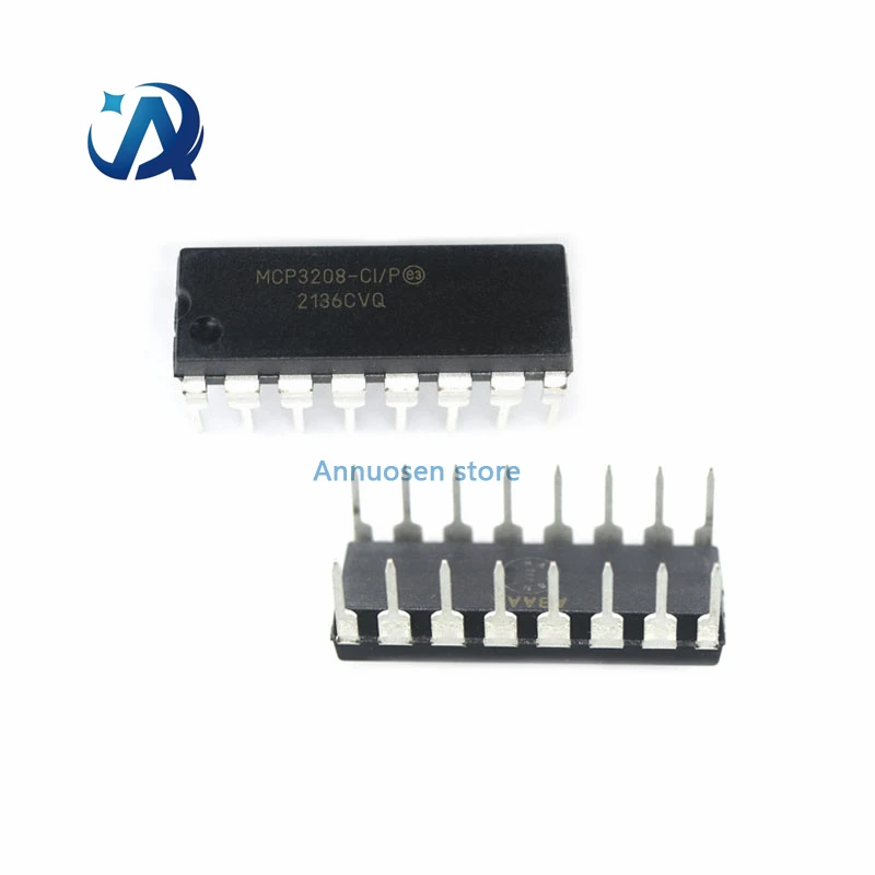 1PCS New and Original MCP3208-CI / P DIP16 MCP3208 MCP3208-CI/P