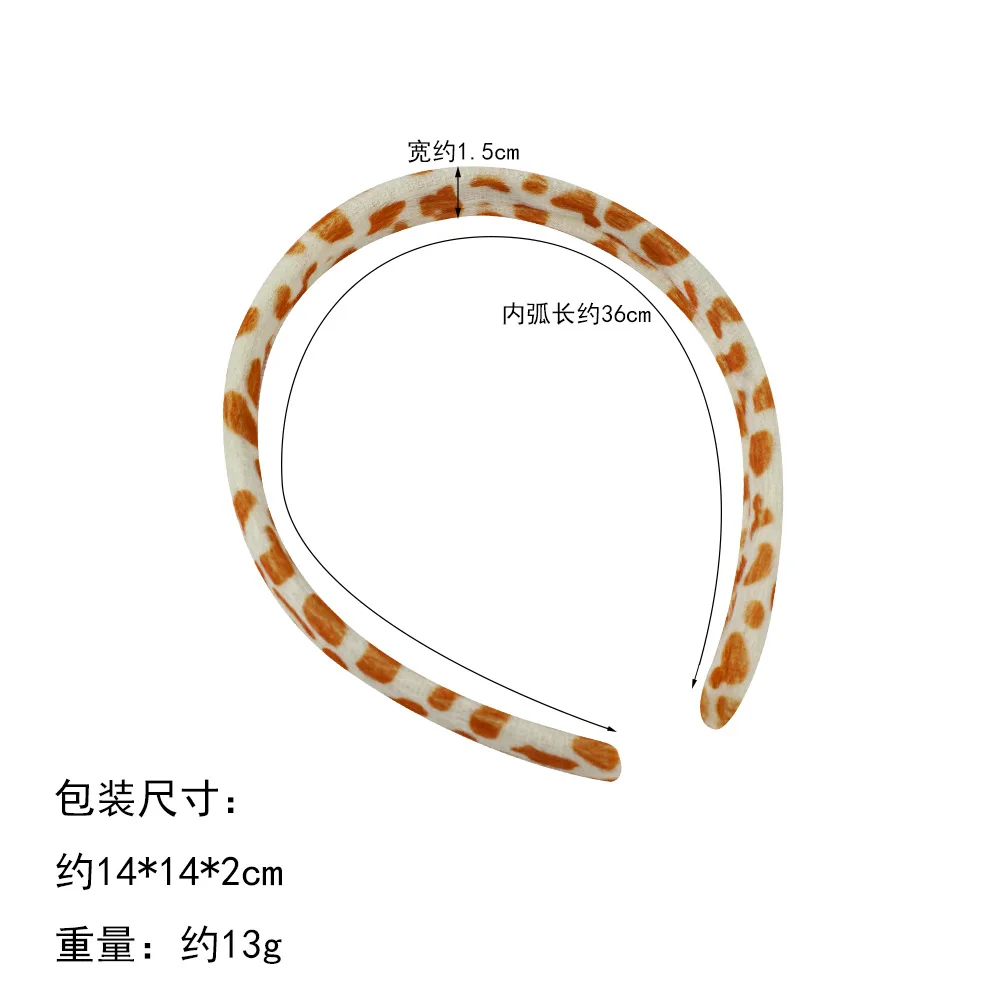 

10 Pcs Headband Material Animal Print Backpack Cute Pattern Headbands Fabric