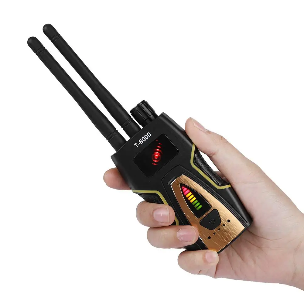 T8000 Anti-Spy Wireless RF Signal Detector GSM Audio Finder GPS Scan Detector