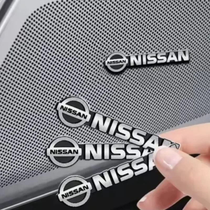 

Автомобильное аудио украшение 3D алюминиевый значок эмблема наклейки для Nissan Nismo Tiida Teana GTR 350Z 370Z 240SX Juke Note Versa