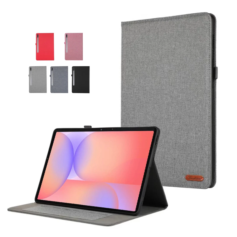 

Чехол для Samsung Galaxy Tab S10 Lite SM-X400 X406B, мягкий тканевый откидной чехол-подставка для планшета Galaxy Tab S10 Lite 10,9 дюйма