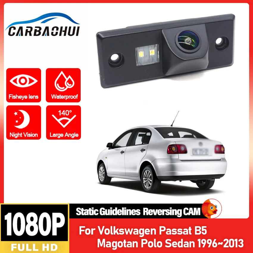 Waterproof HD CCD Car Reverse Backup Rearview Parking Rear View Camera Night Vision For Volkswagen Passat B5 Magotan Polo Sedan