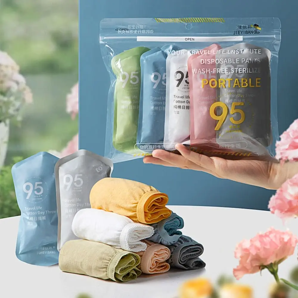 

5 шт., женские одноразовые трусы для беременных