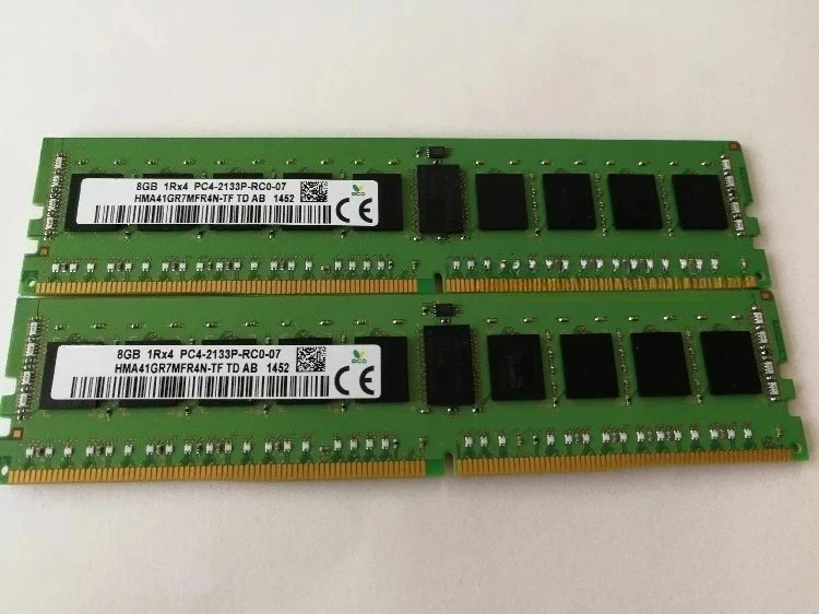 

Для серверной памяти SK HMA41GR7MFR4N-TF 8G 1RX4 PC4-2133P ECC REG