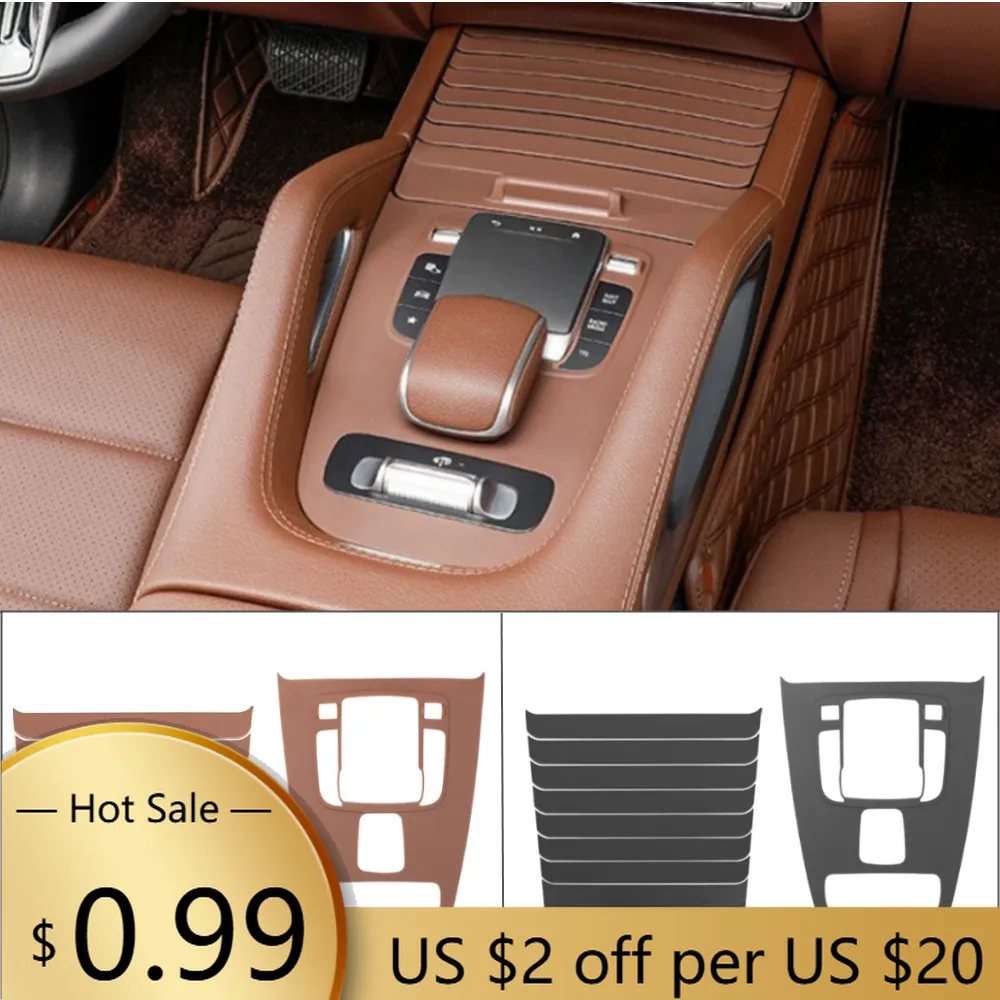 

Чехлы на руль, центральная панель управления автомобиля, силиконовая защитная накладка, накладка для Mercedes Benz GLE GLS Class GLE350/450 GLS450