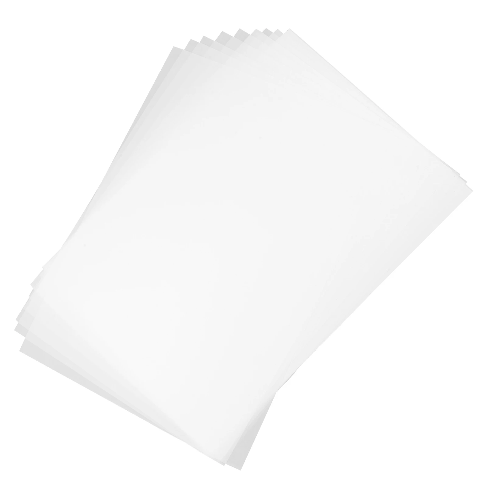 

20pcs White Ink Printing Film Double Sided Matte Heat Transfer Paper A4 Size Craft Material Translucent Pet Template Stencil