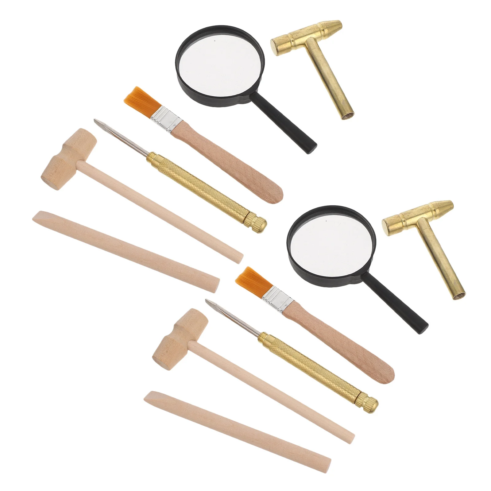 

1Set Kids Dig Tool Kit Rock Hammer Brush Chisel Excavation Paleontologist Gemstone Mining Archaeology Set Educational Science