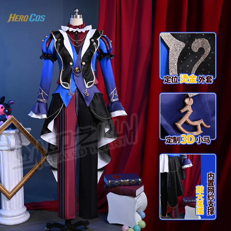 

Красочный сценический костюм TENMA TSUKASA для косплея PJSK, великолепная униформа на Хэллоуин, аксессуары, реквизит, полный комплект