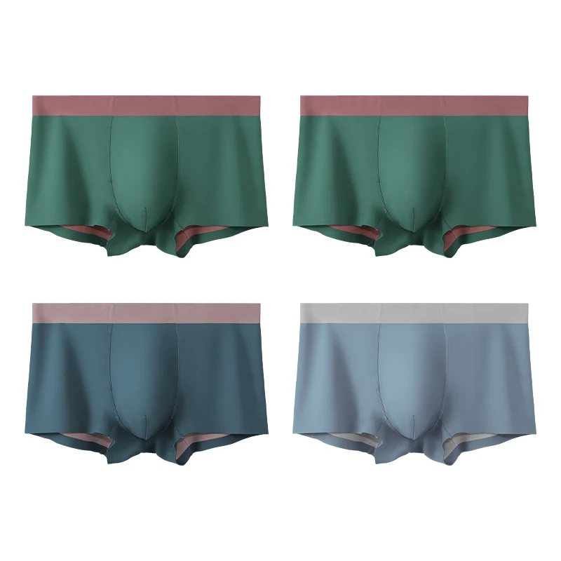 

1pc Modal Seamless underwear Men's summer slim boxer shorts Men's comfortable breathable sports boxers