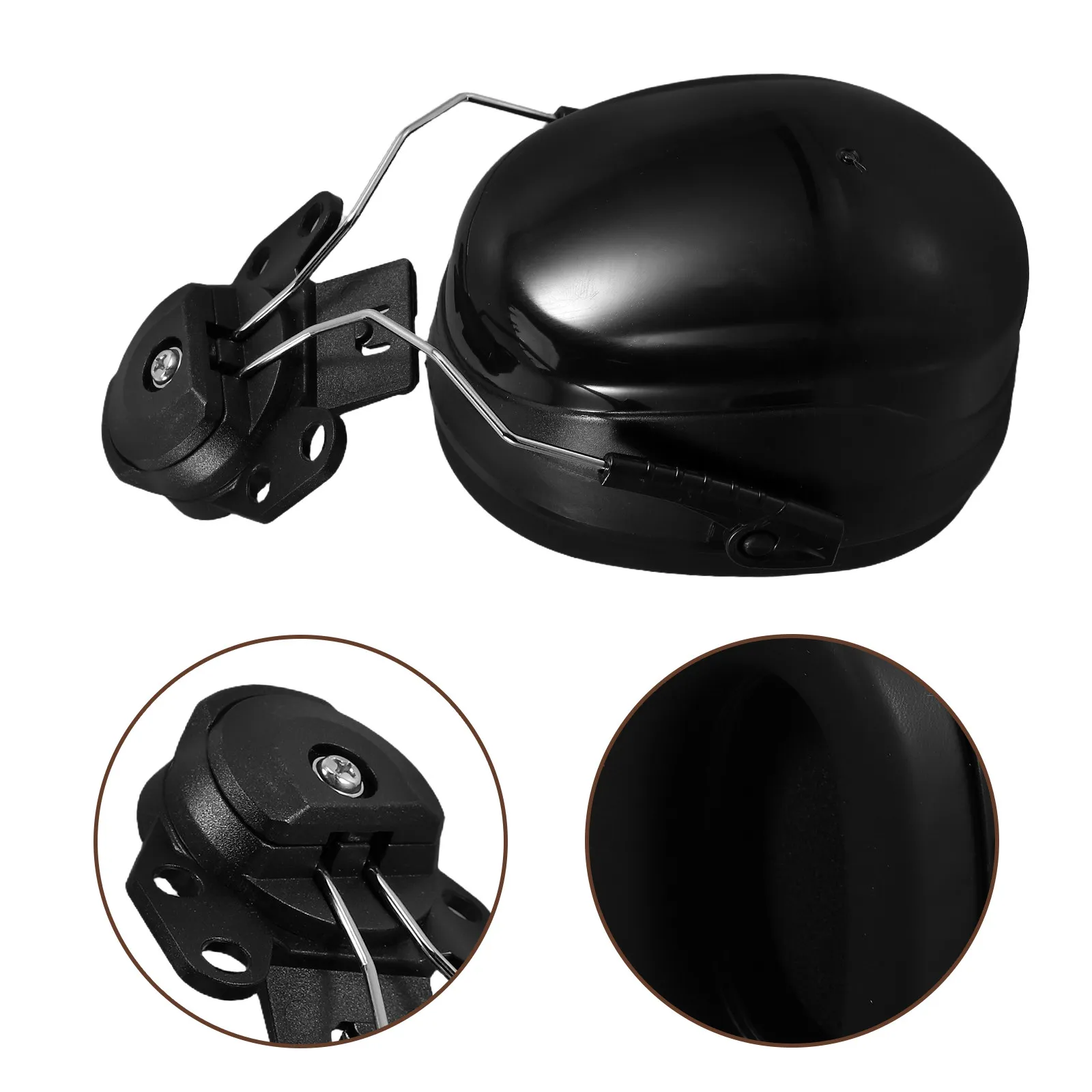

Noise Cancelling Ear Muffs ABS Safety Hard Hat Hearing Protection Equipment Construction Industrial Noise Reduction