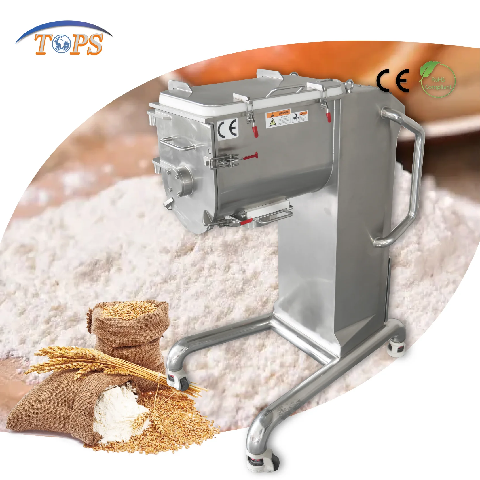 Easy Operation 40L Soft Serve Powder Pre Mix For Yogurt Cake Ice Cream Dry Powder Spices Mixing Machine