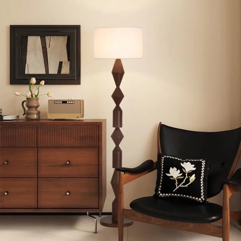 Luxury Mid Century American Vintage Metal Floor Lamp Ambient LED Light Living Room Bedroom Study Home