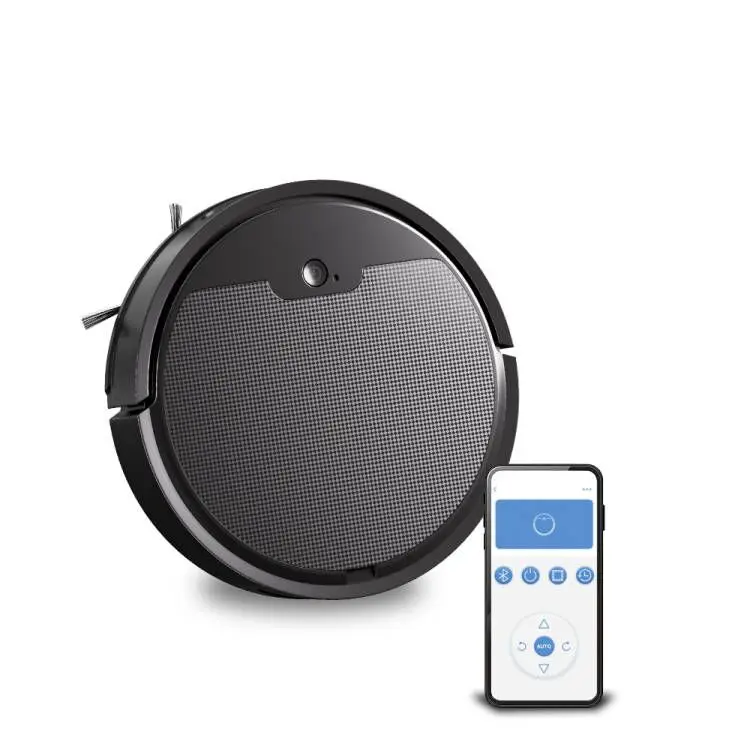 App controle bluetooth inteligente varredor de chão robótico aspirador de pó limpeza inteligente automática com esfregões