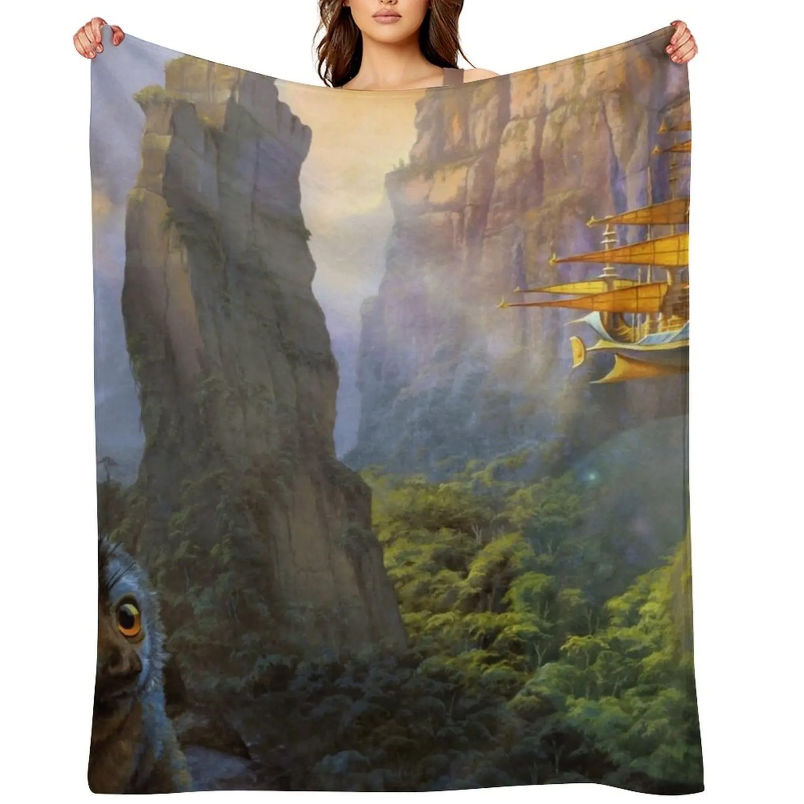 

Lemuria Throw Blanket Decorative Sofas funny gift blankets and throws Decoratives Blankets