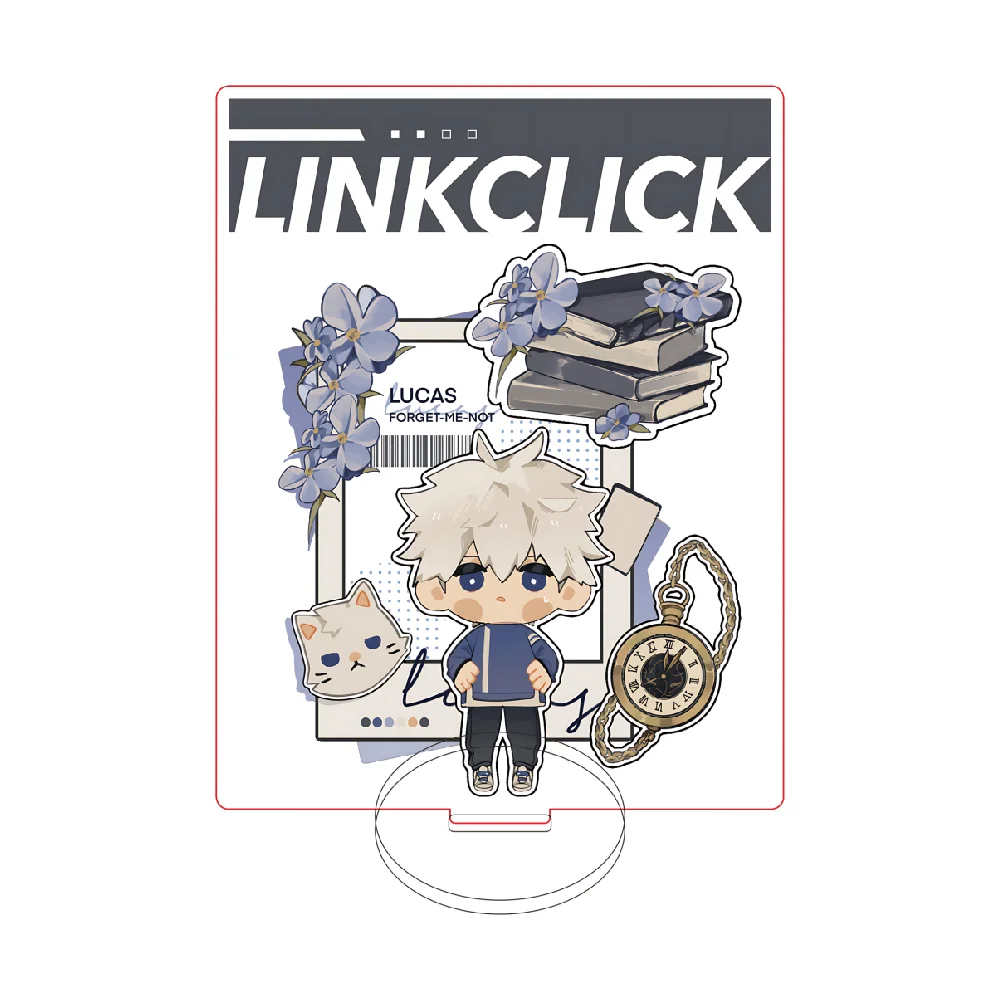 New Ins Link Click Acrylic Stand Charles Lucas Action Figures Men Tabletop Decoration Boys Toy Friends Gift Lover Collection
