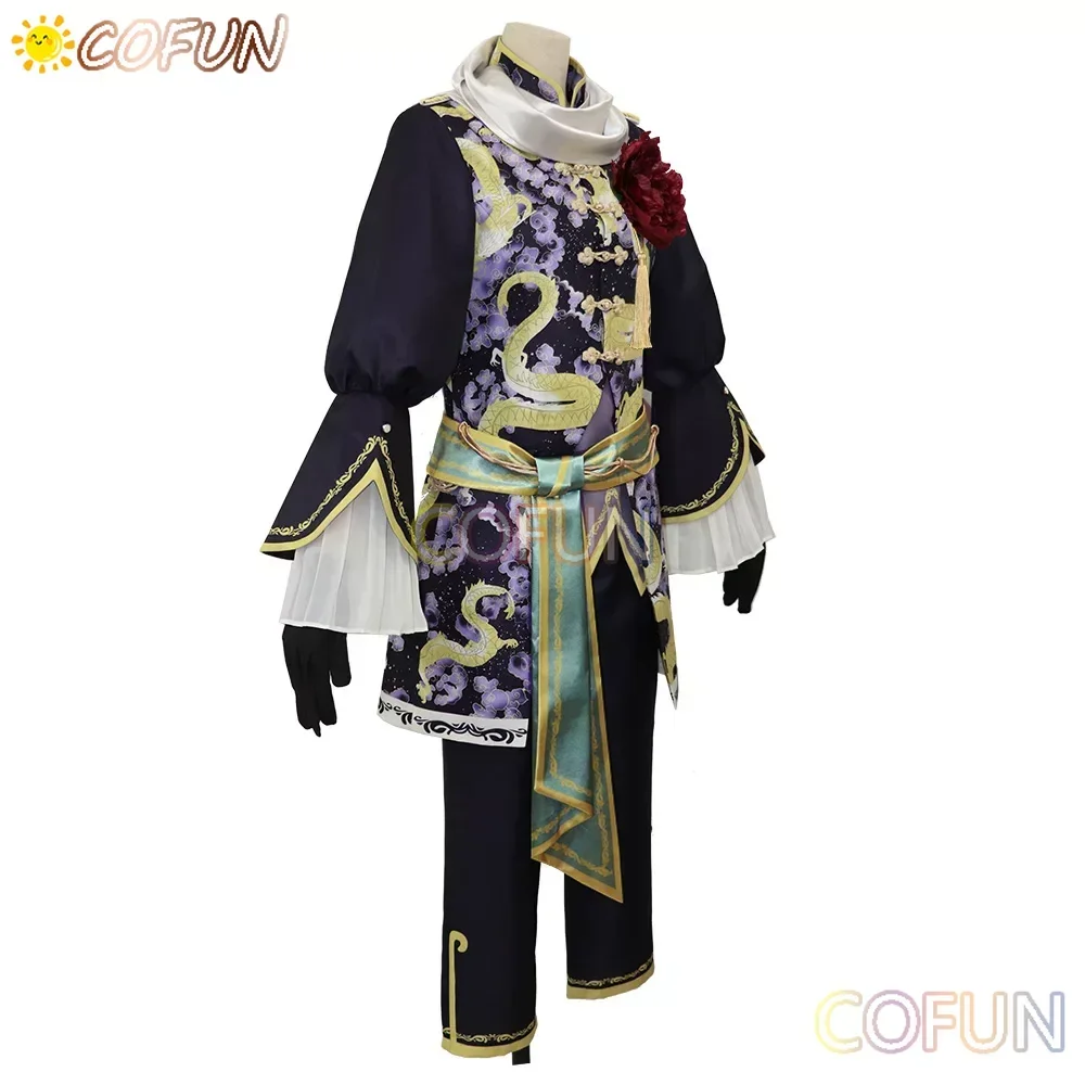 COFUN [Customized]Game IDOLiSH7 Zool Natsume Minami Cosplay Costume Halloween Outfits Women Men Black White Duel Costume