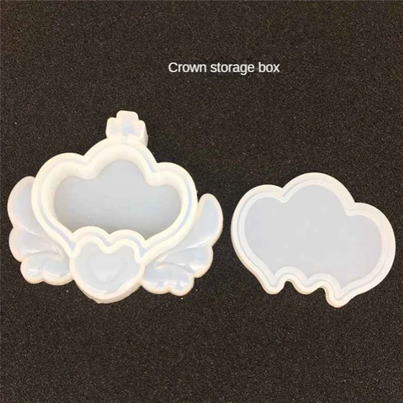 4PCS Resin Molds DIY Silicone Crystal Dropper Storage Box Mold For Flowers Preservation Kit, For Beginner Resin