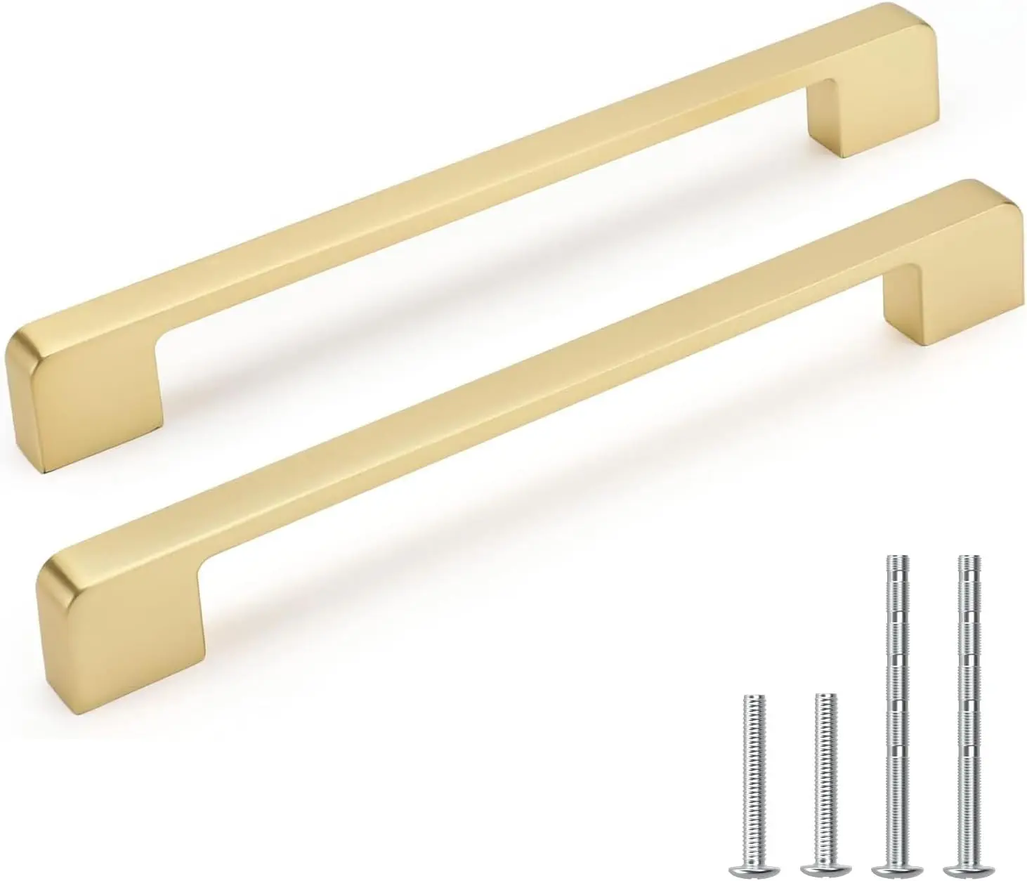 7-9/16 Inch Solid Zinc Alloy Brushed Gold Cabinet Drawer Pull Handles Bulk Pack Of 35 Decorative Furniture Hardware For Kitchen Dresser Storage Cabinet Renovation