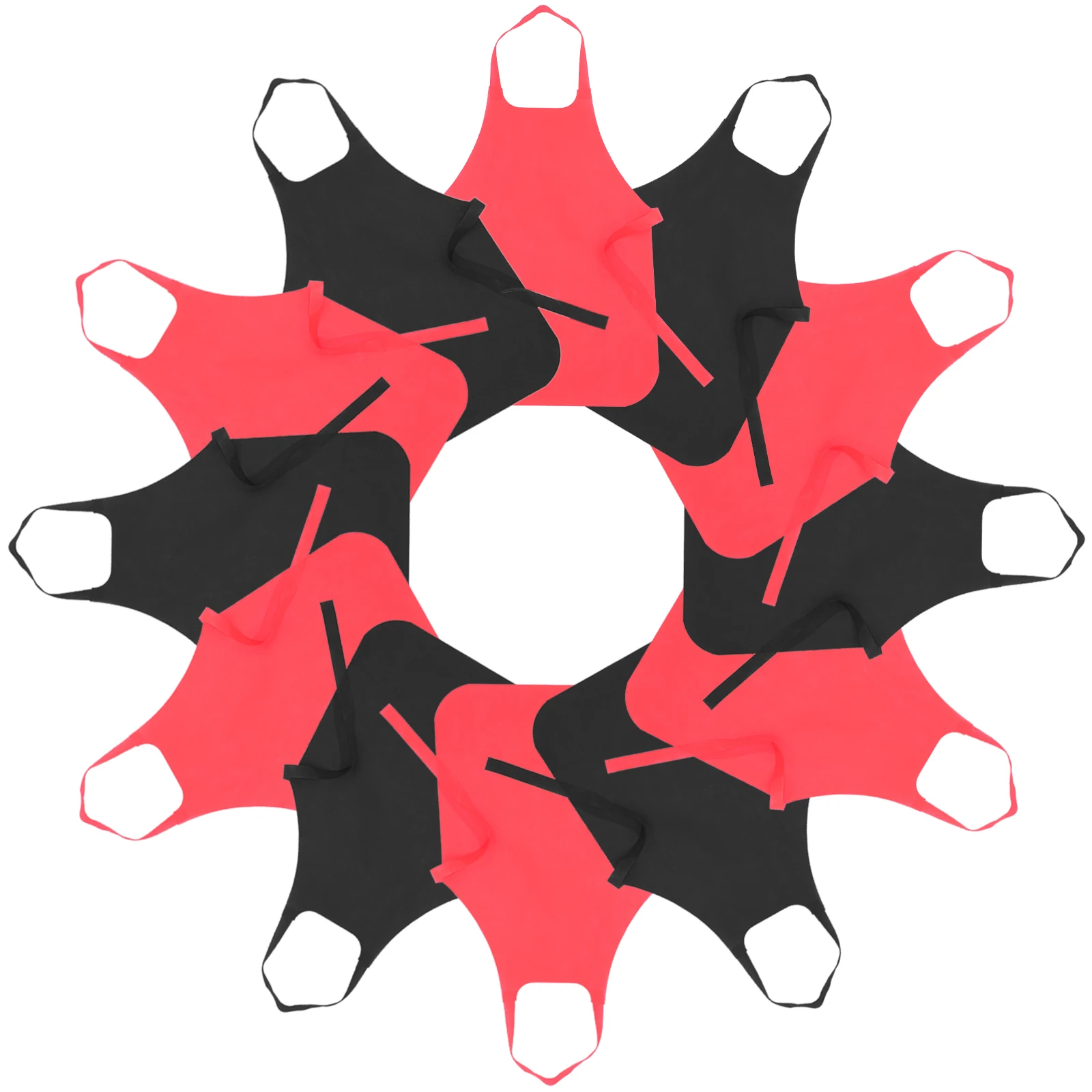 

12pcs Kids Waterproof Painting Aprons Children DIY Drawing Art Smocks Disposable Red Black Toddler Craft Baking Home Supplies
