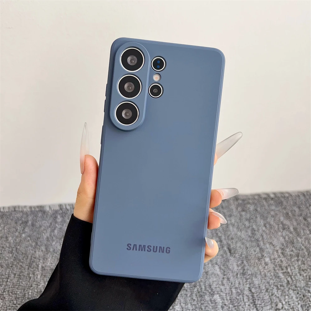 Stoßfeste, flüssige Silikon-Softhülle für Samsung Galaxy A51 A14 A15 A16 A17 A22 A23 A55 A56 A53 A72 A73 A26 A35 Offizielle matte Hülle – Detail 17