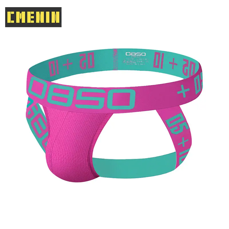 CMENIN 1Pcs Cotton Floral Hip Raise Men Underwear Thong Men Jockstraps Hot Sale Jockstrap Mens Thongs G strings Man BS3515