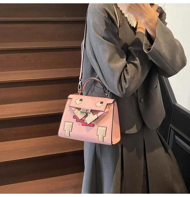 

Women's Messenger Bag Leather Crossbody Shoulder Style, Famous Designer Handbags Elegant And Durable For Travel And Office