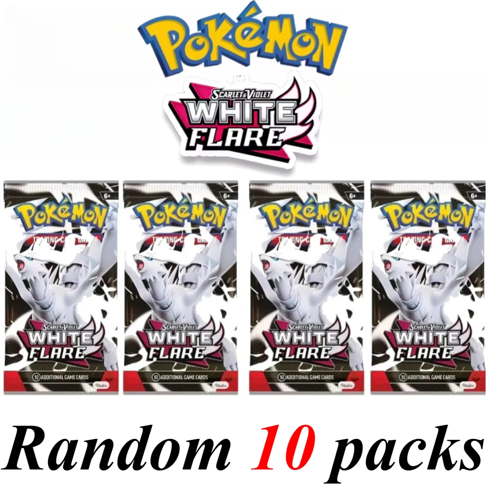 Pokémon-Karten 9+1 pro Packung TCG Mega Evolution Phantasmal Flames Booster Box Sammelkartenspiel Kollektionsset Englisch Pokémon