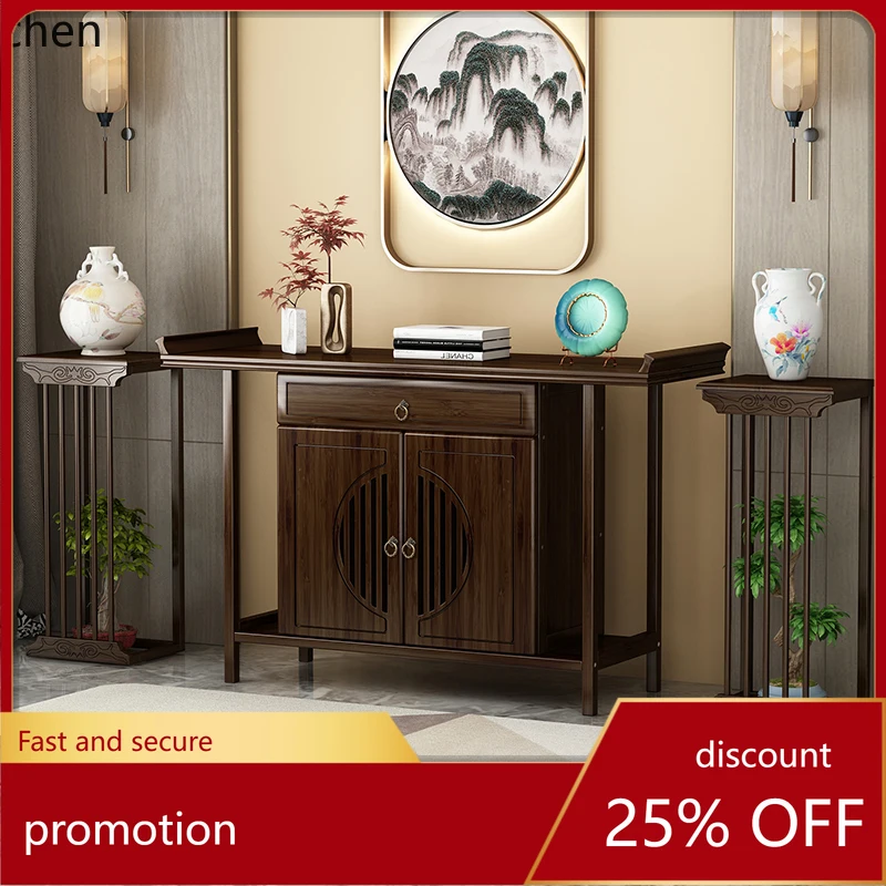 

ZML Incense Table Home Altar Offering Table Buddha Buddha Desk Modern Solid Wood Living Room Incense Offering Table