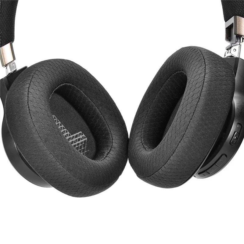 1 pasang bantalan telinga busa bantalan kulit Earpad untuk JBL E65 E65BTNC / Duet NC/Live 650BTNC headphone Live 660 BTNC