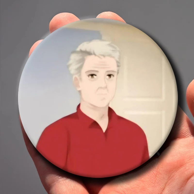 Game Class of 09 Anime Soft Button Pins Character Jecka Nicole Emily Ari Brooch Round Badge Backpack