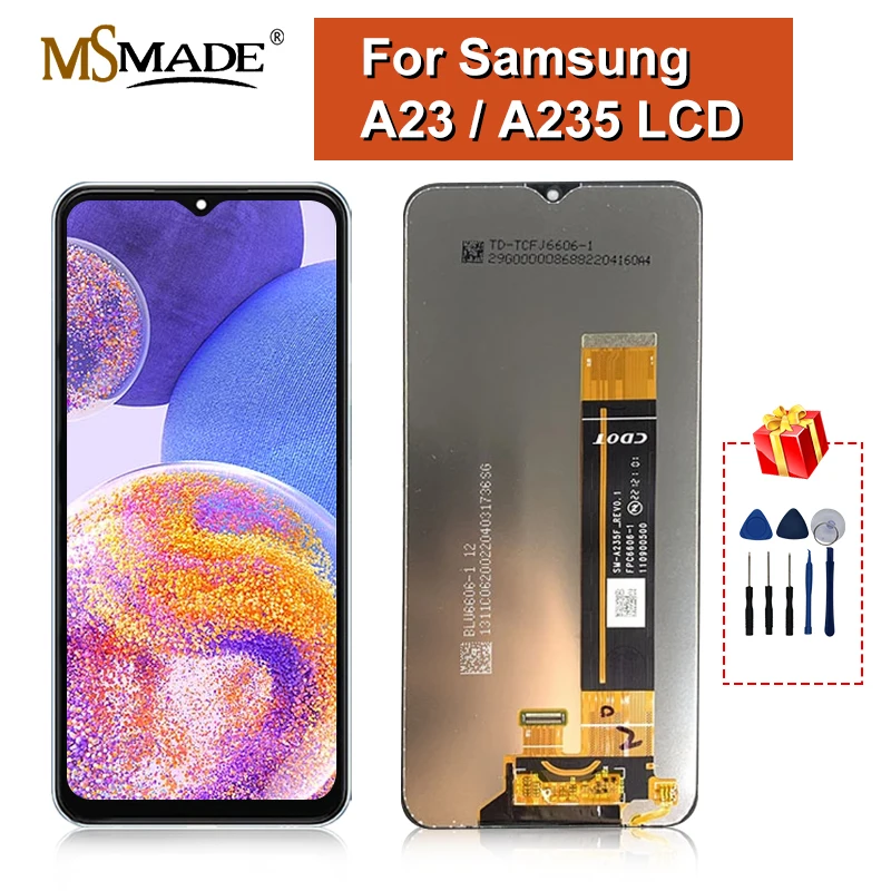 For Samsung Galaxy A23 4G  LCD Display A235F A235F/DS A235F/DSNTouch Screen Digitizer Assembly Parts For Samsung A235M LCD