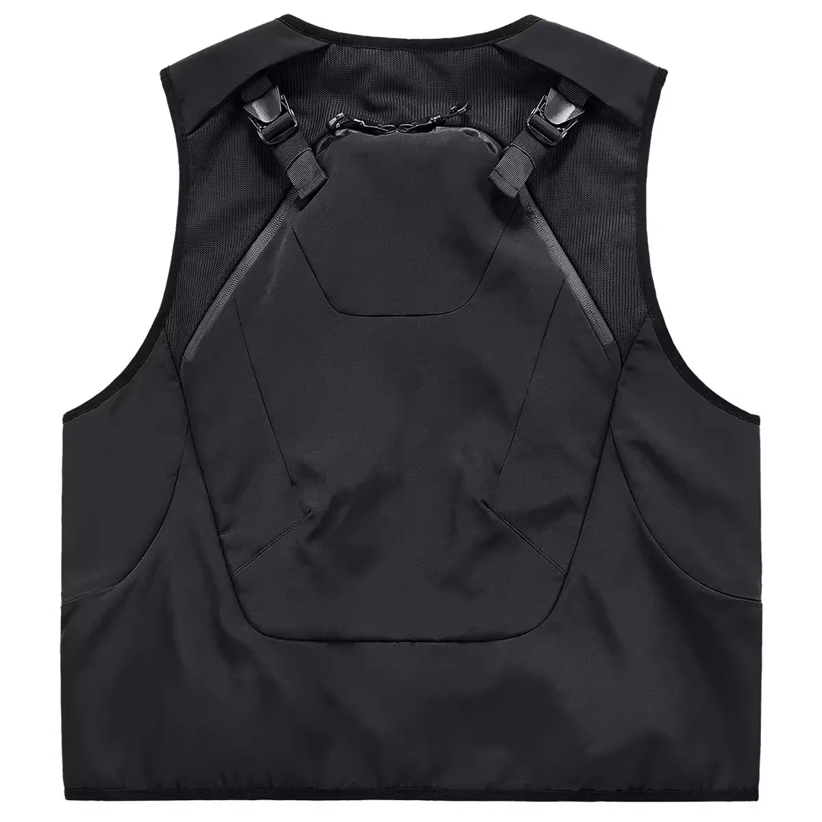 Hip Hop Tactical Vest with Multi Pocket for Men 2024 Autumn Men Functional Cargo Sleeveless Coat Casual Men Vest Techwear