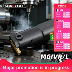 MGIVR/L2016 MGIVR2520 MGIVR3125 MGIVR3732 MGIVL Halter Gerade Schaft Grooving Werkzeug Interne Drehen Werkzeug Drehmaschine Bar
